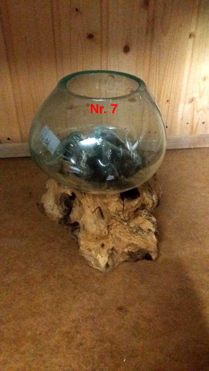 Vase-s-7 Vase auf Wurzel S Nr.7