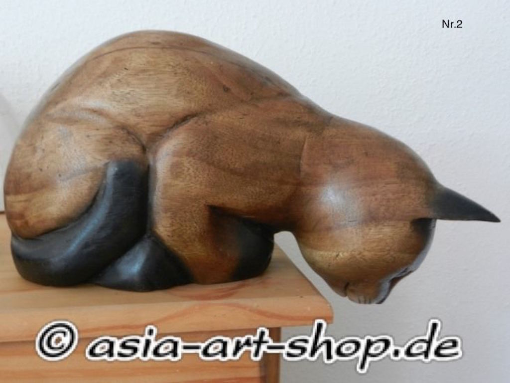 wooden cat