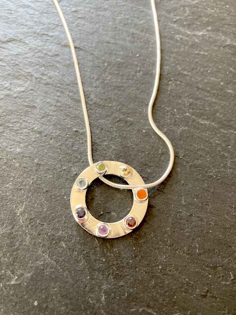 Pendant/Earrings - Chakra Wheel