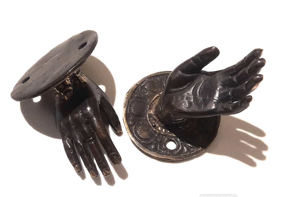 Buddha's hands hooks, cabinet handles, towel rails