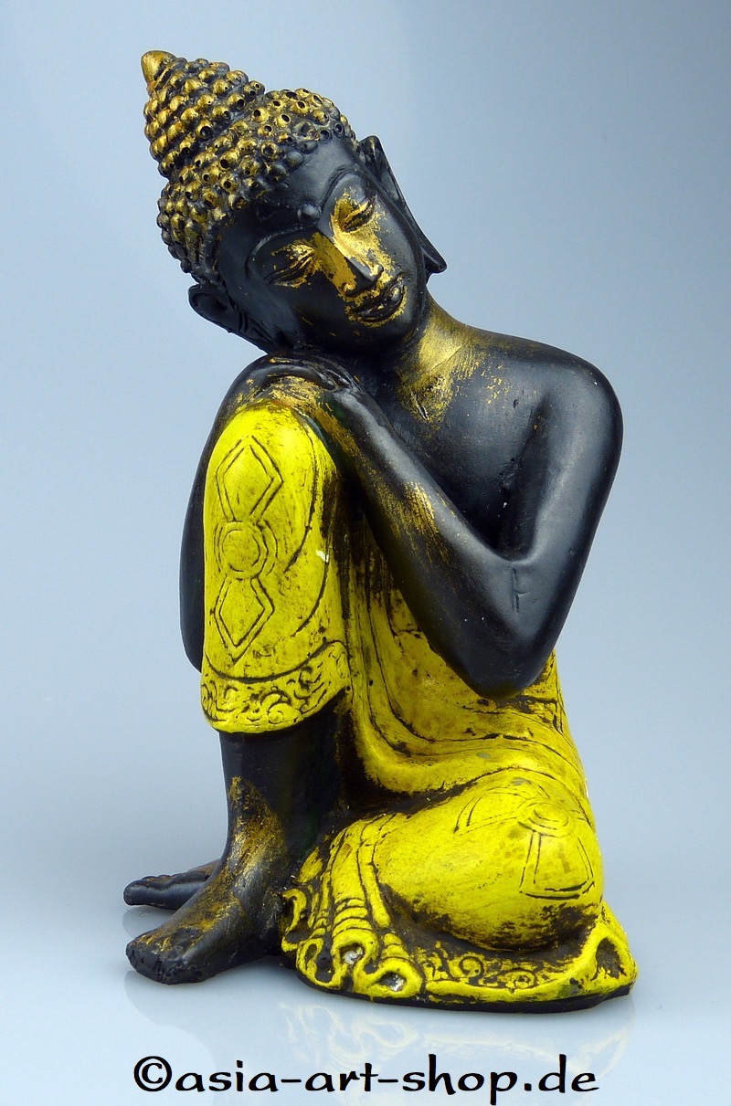 tempruhender_buddha_18cm_gelb