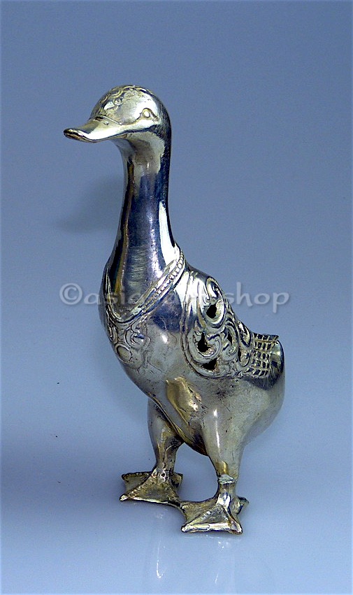 versilberte Ente, Gans