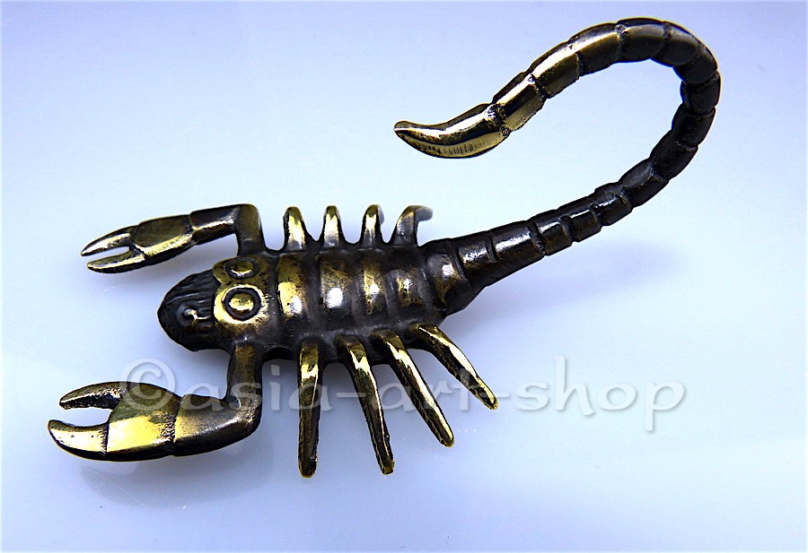 tempskorpion-bronze bronze scorpion