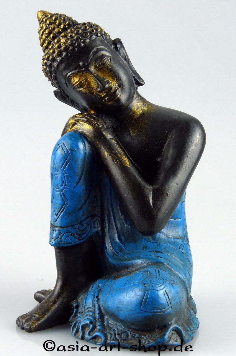tempruhender_buddha_18cm_blau