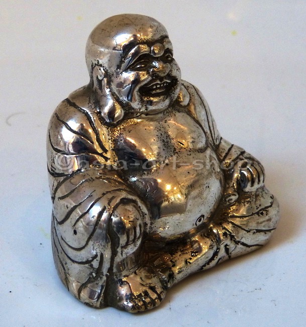 temphappy-buddha-silber Happy Buddha versilbert