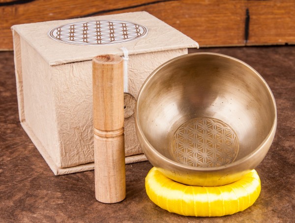 Singing Bowl- Flower of Life- in gift box